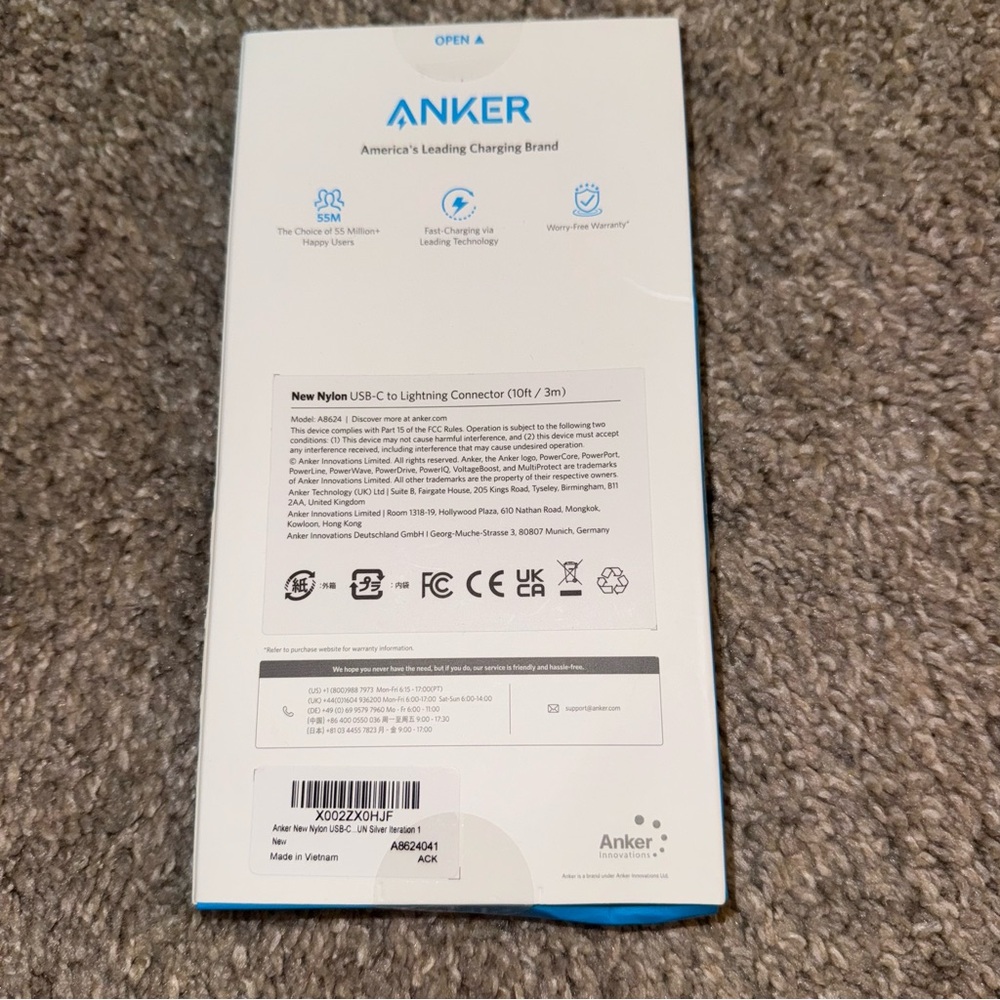 Anker Nylon USB-C to Lightning Connector - 3m - Picture 2 of 2